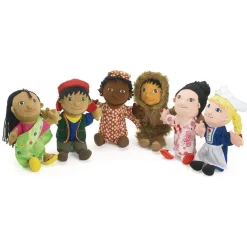 Excellerations® Around The World Puppets - Set of 6