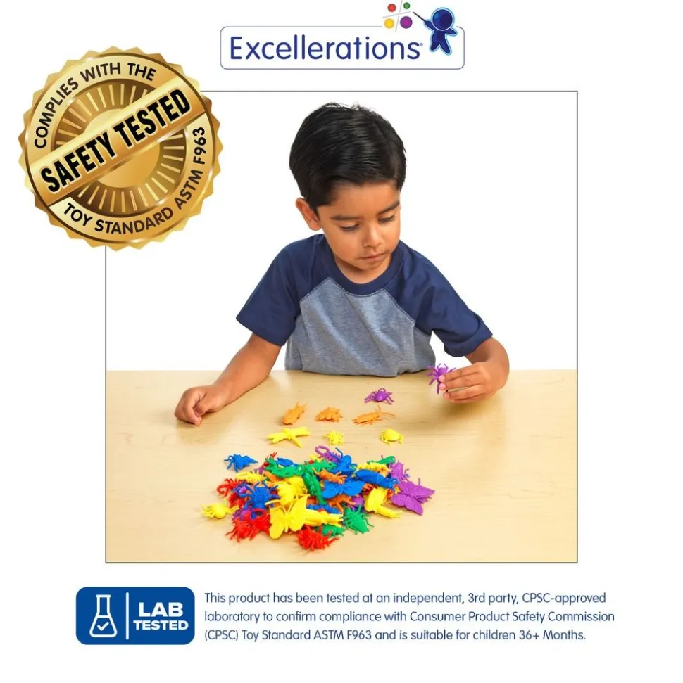 Excellerations® Assorted Bug Counters - 144 Pieces