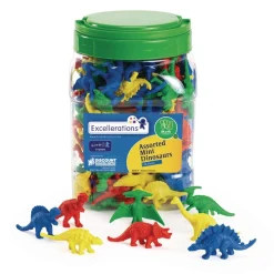 Excellerations® Assorted Mini Dinosaurs - 128 Pieces