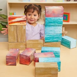 Excellerations® Beach Nature Blocks - Set of 18