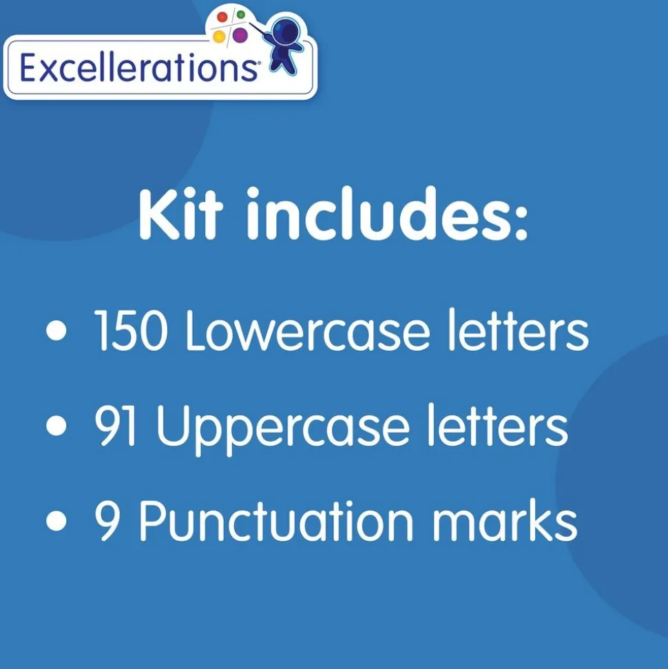 Excellerations® Big Wooden Letter Tiles - Tub of 250