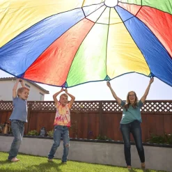 Excellerations® Brawny Tough Rainbow Parachute - 12'Dia.