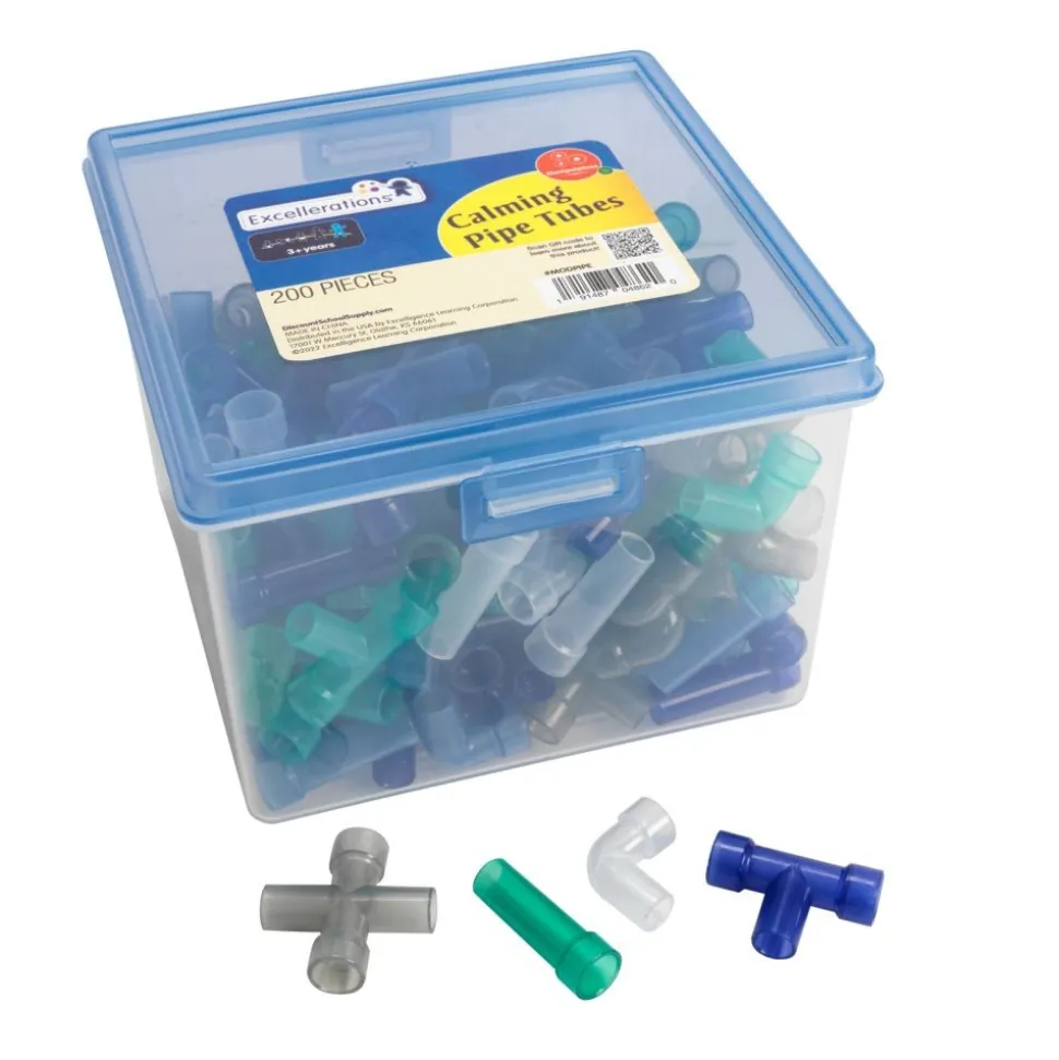 Excellerations® Calming Pipe Tubes - 200 Pieces