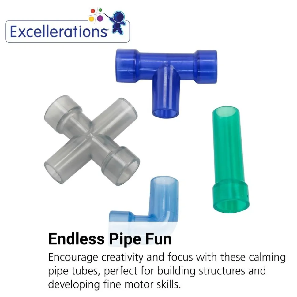 Excellerations® Calming Pipe Tubes - 200 Pieces
