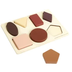 Excellerations® Chunky Puzzle Shapes - Natural