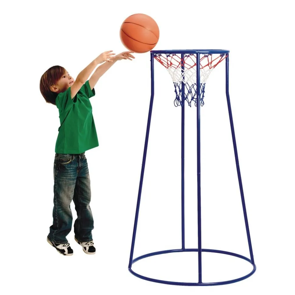 Excellerations® Classroom Hoop Ball Goal (School Age Height) 4.25' Tall