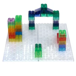 Excellerations® Clear Building Baseplate - 4 pcs