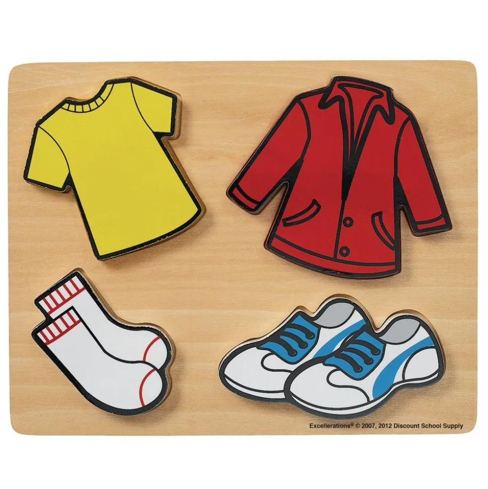 Excellerations® Clothes Chunky Puzzles
