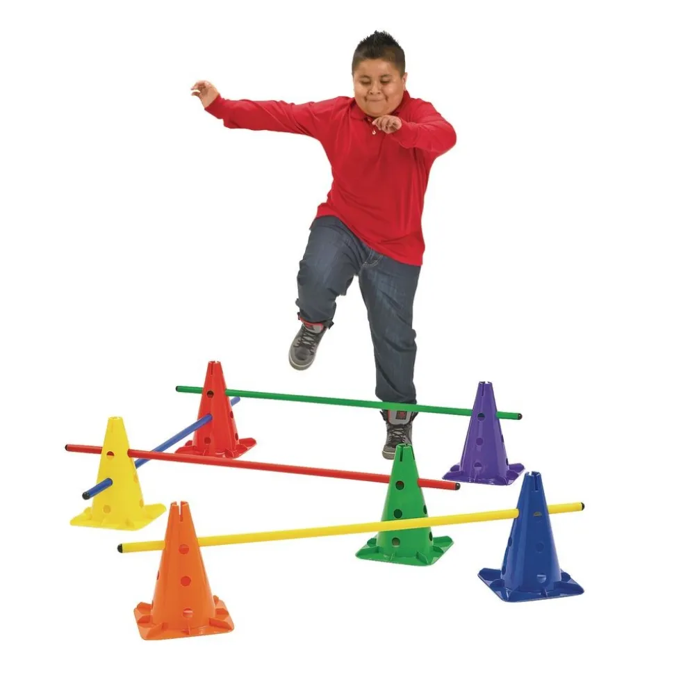 Excellerations® Cone Activity Set with 48" Poles