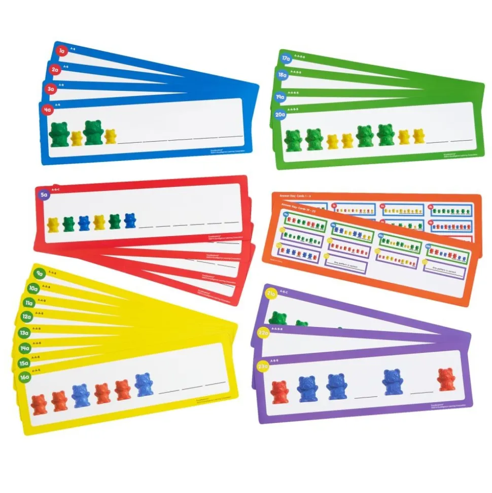 Excellerations® Counting Bear Pattern Cards - Set of 25