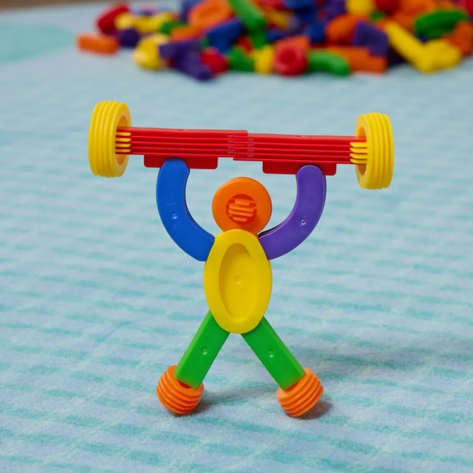 Excellerations® Creative Connectors - 168 Interlocking Pieces & 10 Activity Cards