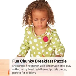Excellerations® 3D Chunky Food Puzzle - Breakfast