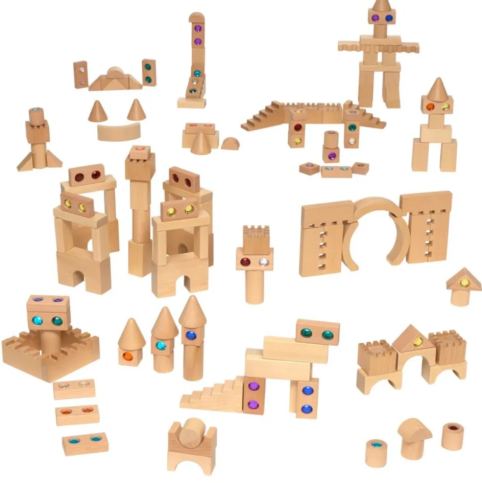 Excellerations® Deluxe Castle Building Blocks Kit - 140pcs