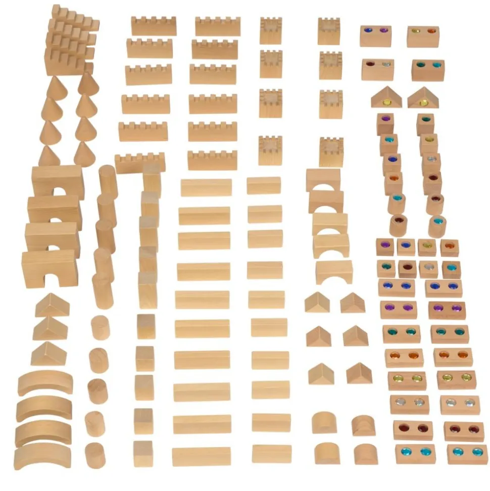 Excellerations® Deluxe Castle Building Blocks Kit - 140pcs