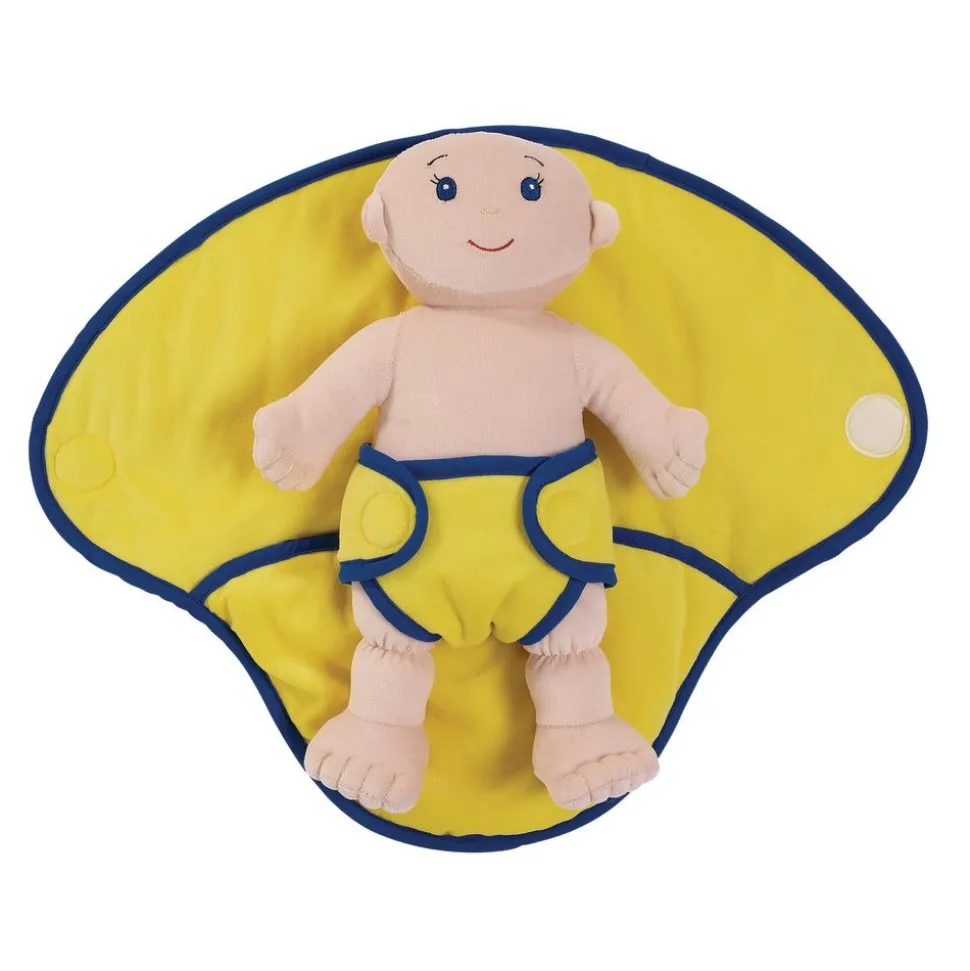 Excellerations® 14" Dolls with Swaddle Blanket & Removeable Diapers Set of 4