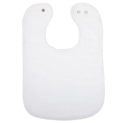 Excellerations® Dozen White Bibs with Snaps