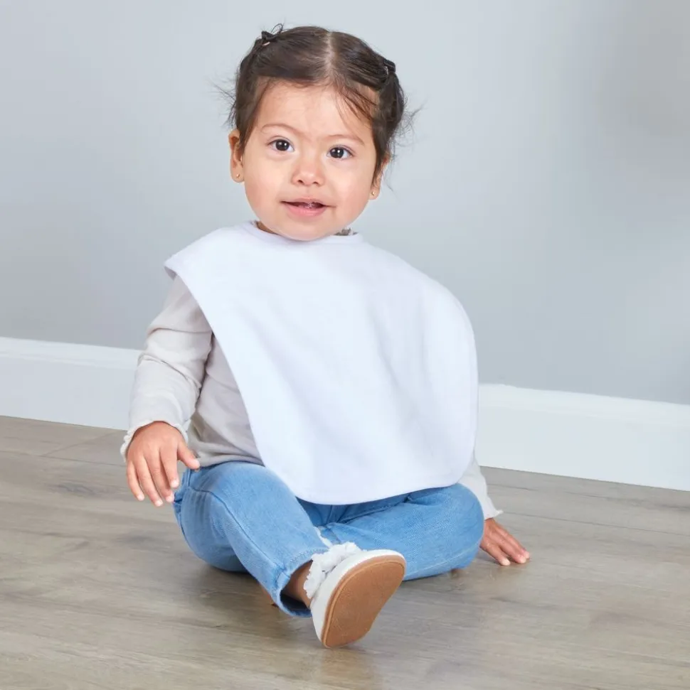 Excellerations® Dozen White Bibs with Snaps