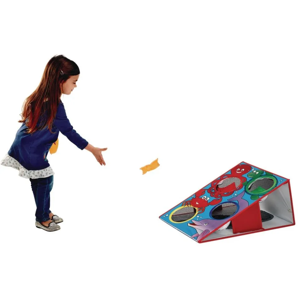 Excellerations® Dual Sided Cornhole Tossing Board