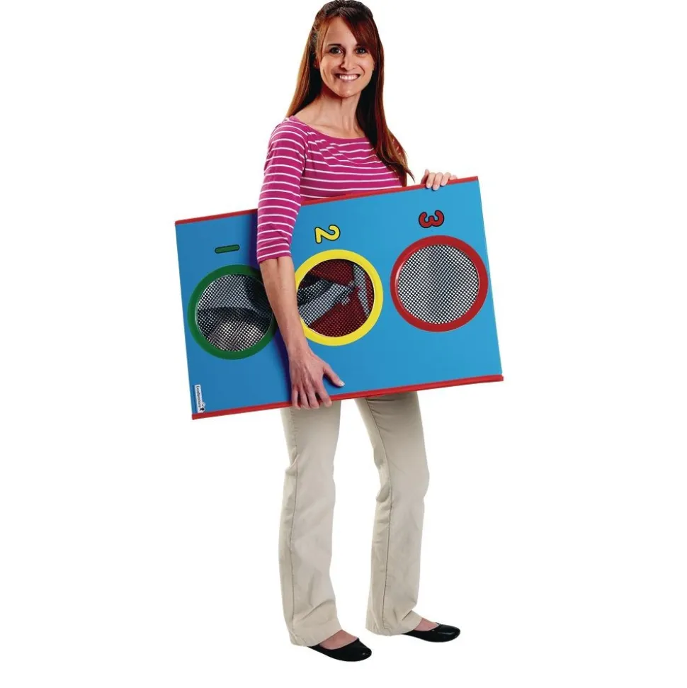 Excellerations® Dual Sided Cornhole Tossing Board