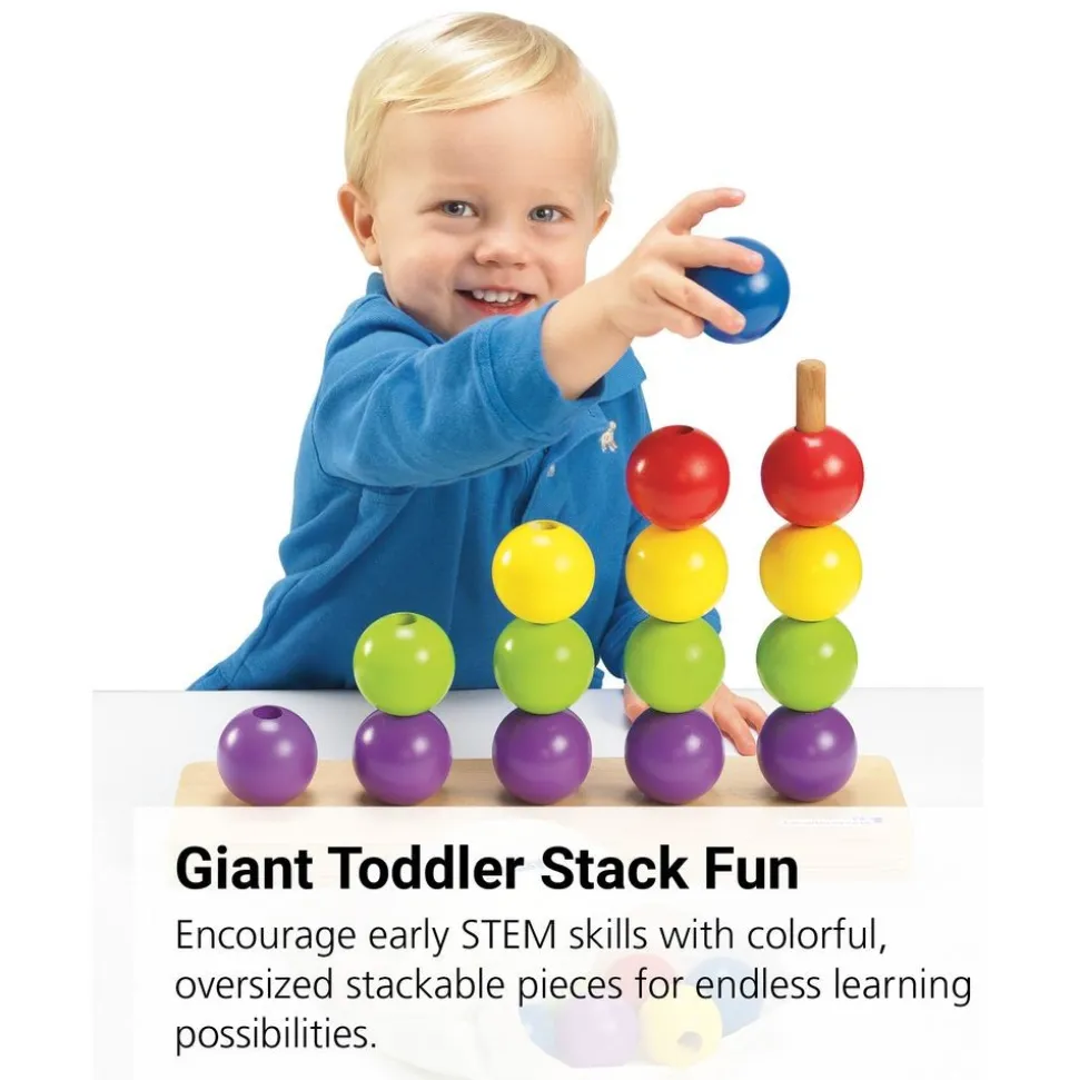 Excellerations® earlySTEM™ Giant Toddler Stack & Count - 26 Pieces