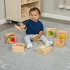 Excellerations® earlySTEM™ Life Cycle Nesting Puzzles - Fruit & Vegetable - Set of 6
