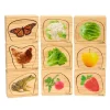 Excellerations® earlySTEM™ Life Cycle Nesting Puzzles, Fruit, Vegetable, and Animal