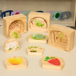 Excellerations® earlySTEM™ Life Cycle Nesting Puzzles - Fruit - Set of 3