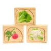 Excellerations® earlySTEM™ Life Cycle Nesting Puzzles - Vegetables - Set of 3