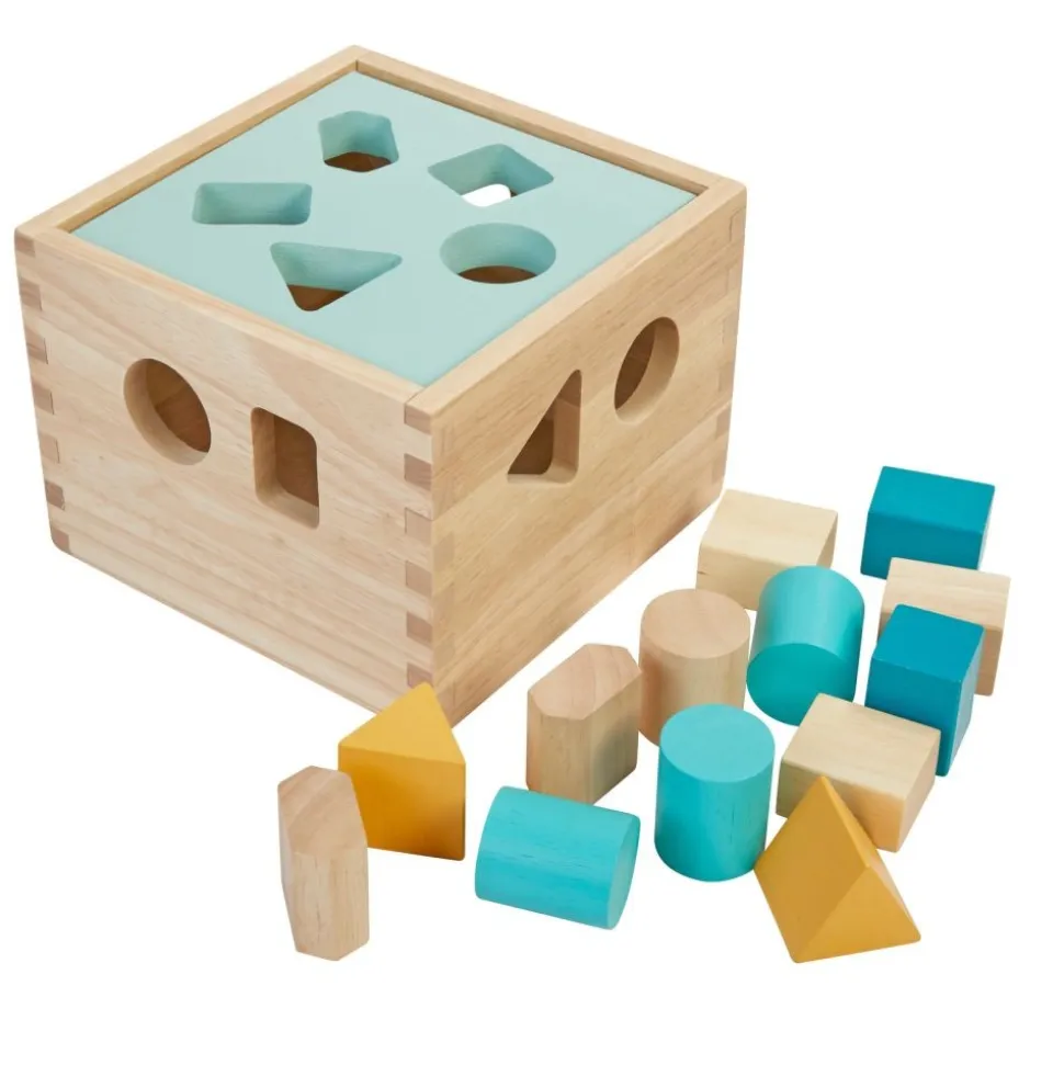 Excellerations® earlySTEM™ Sustainably Harvested Rubberwood Shape Sorter