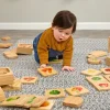Excellerations® earlySTEM™ Tiles and Nesting Puzzles - Fruit & Vegetable