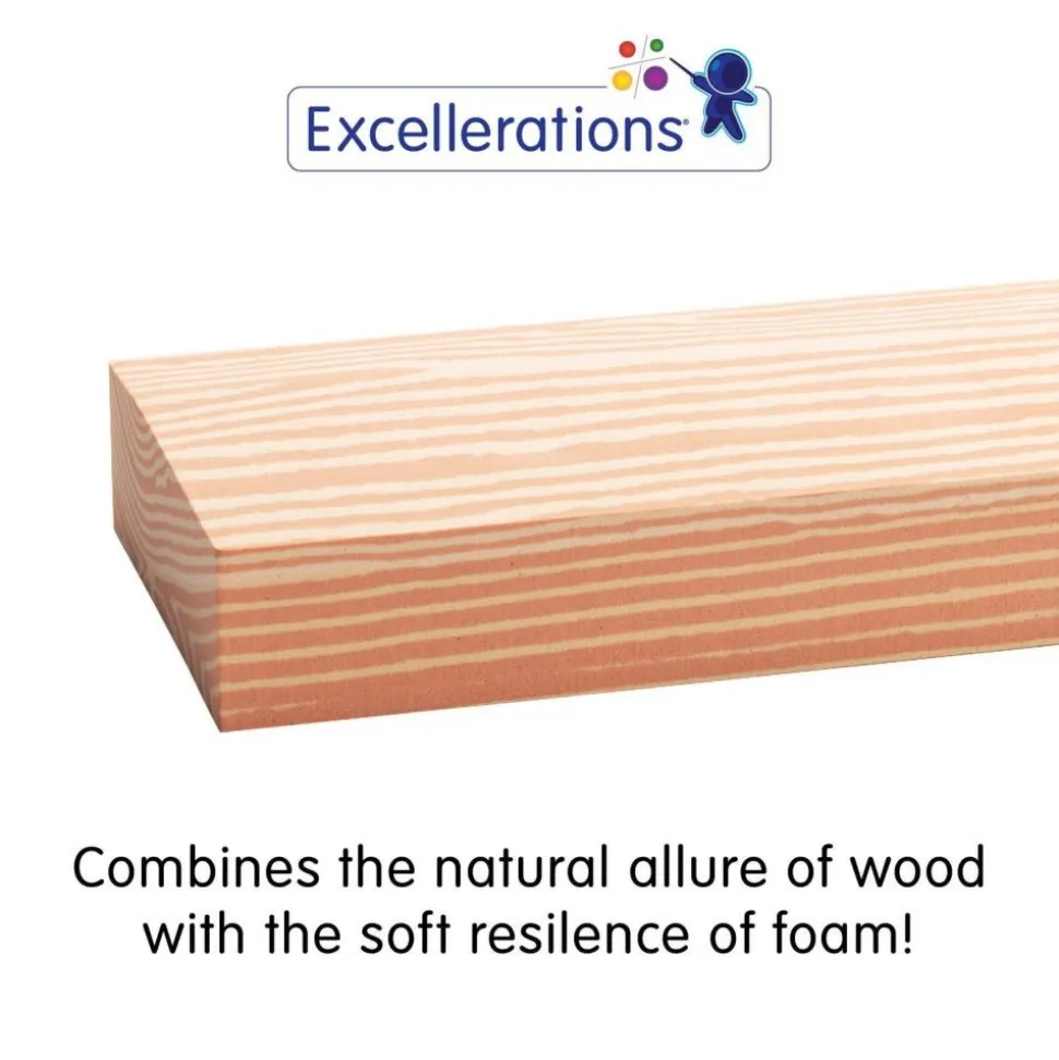 Excellerations® earlySTEM™ Toddler Soft & Smooth Unit Blocks Set of 40