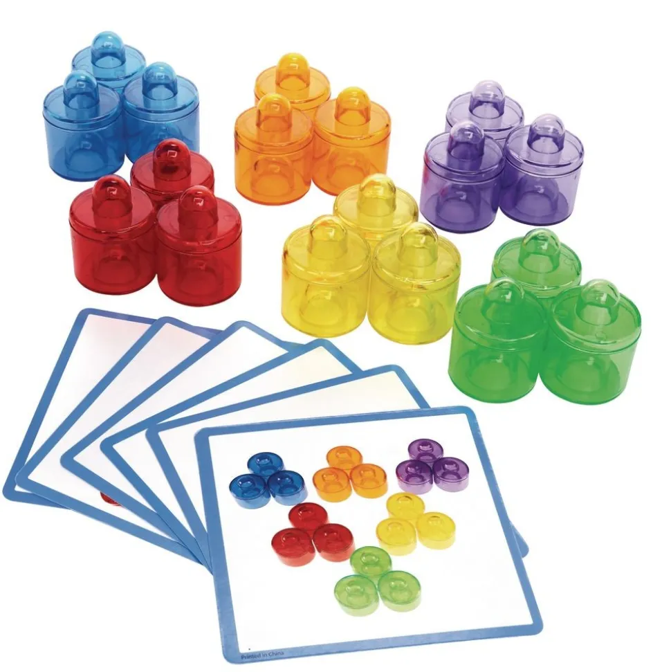 Excellerations® earlySTEM™ Translucent Stacking Pegs - 24 pieces