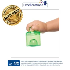 Excellerations® earlySTEM™ Translucent Stacking Pegs - 24 pieces