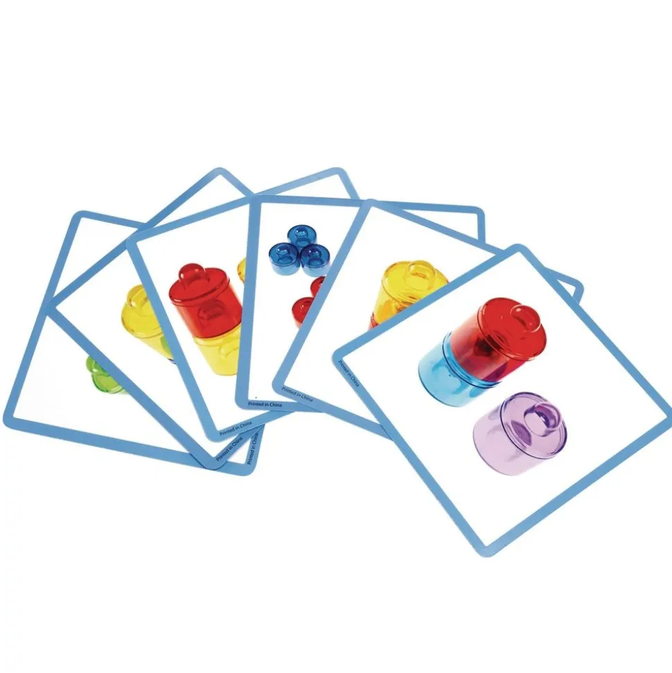Excellerations® earlySTEM™ Translucent Stacking Pegs - 24 pieces
