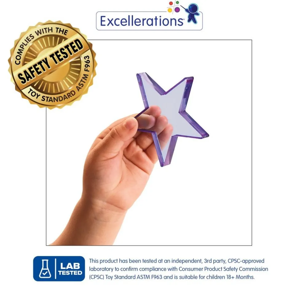 Excellerations® earlySTEM™ Translucent Light Table Shapes - Set of 6