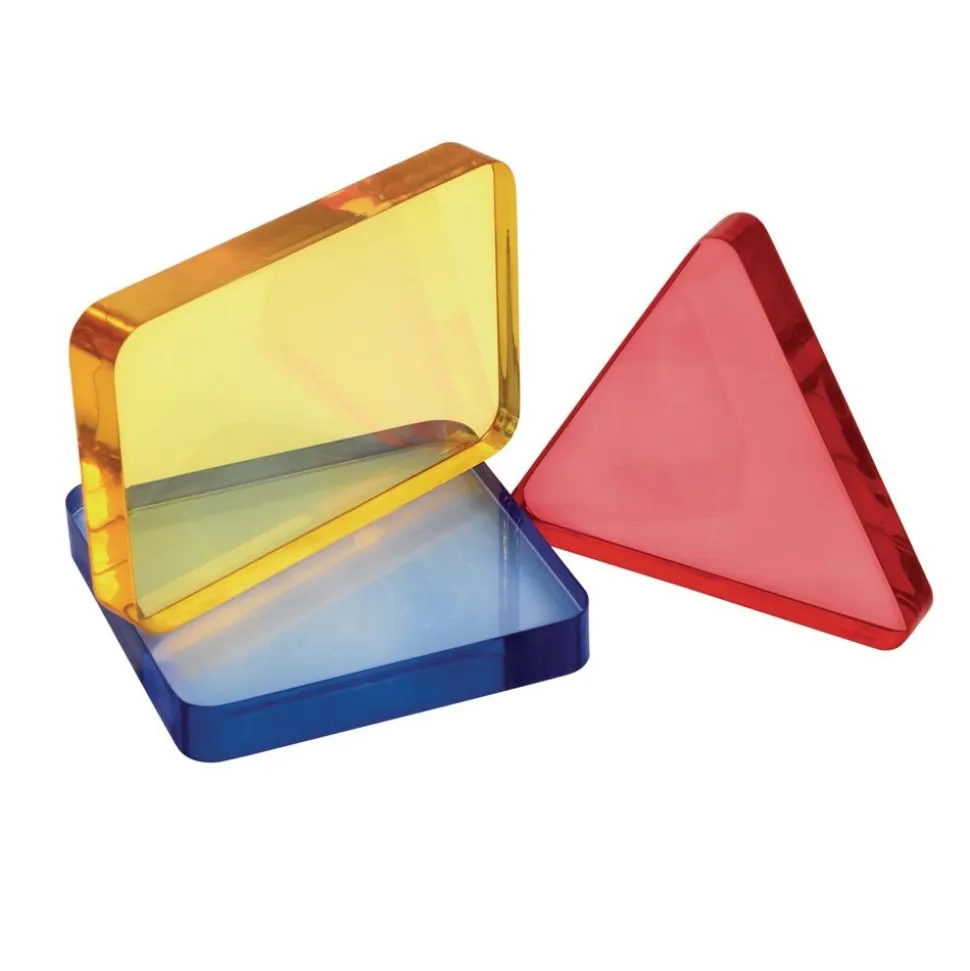 Excellerations® earlySTEM™ Translucent Light Table Shapes - Set of 6