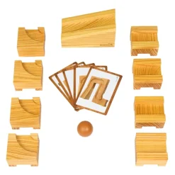 Excellerations® earlySTEM™ Wooden Ball Maze Puzzle Cubes