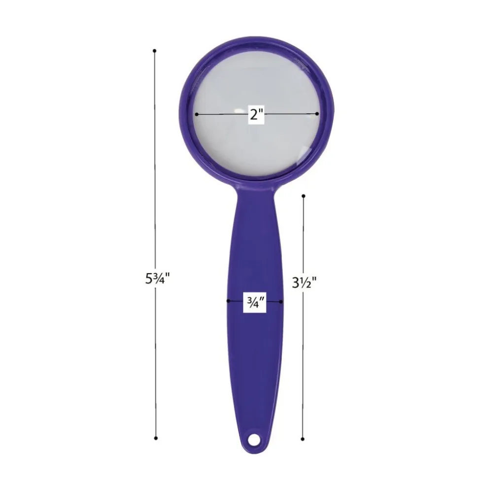Excellerations® Easy Grip Magnifiers Set of 12 w/ Stand