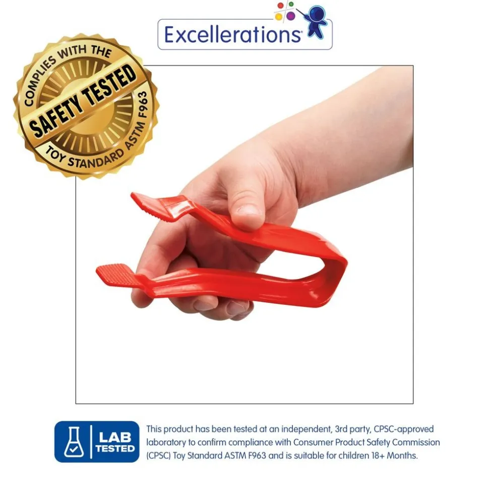 Excellerations® Easy Squeeze Tweezers - Set of 12