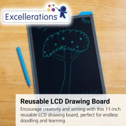 Excellerations® Electronic Reusable 11-inch LCD Drawing Board - Blue