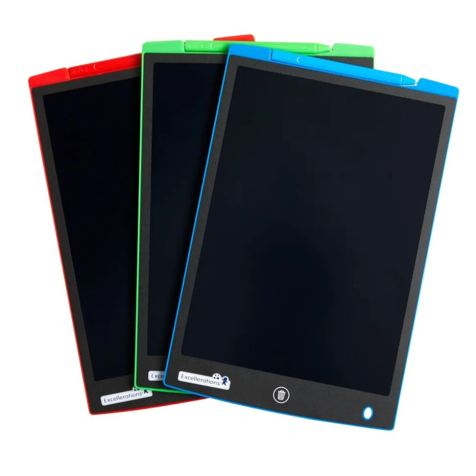 Excellerations® Electronic Reusable 11-inch LCD Drawing Boards - Set of 6