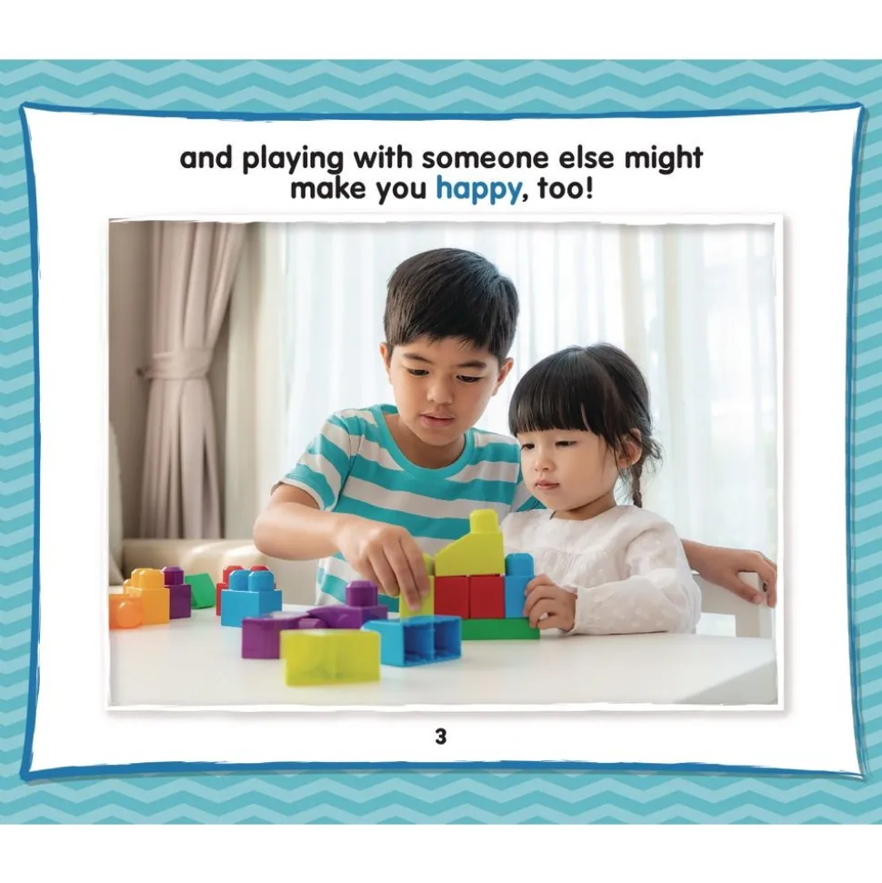 Excellerations® Emotions Books, Dolls and Blocks Kit 1 - 4 books 4 dolls 16 blocks