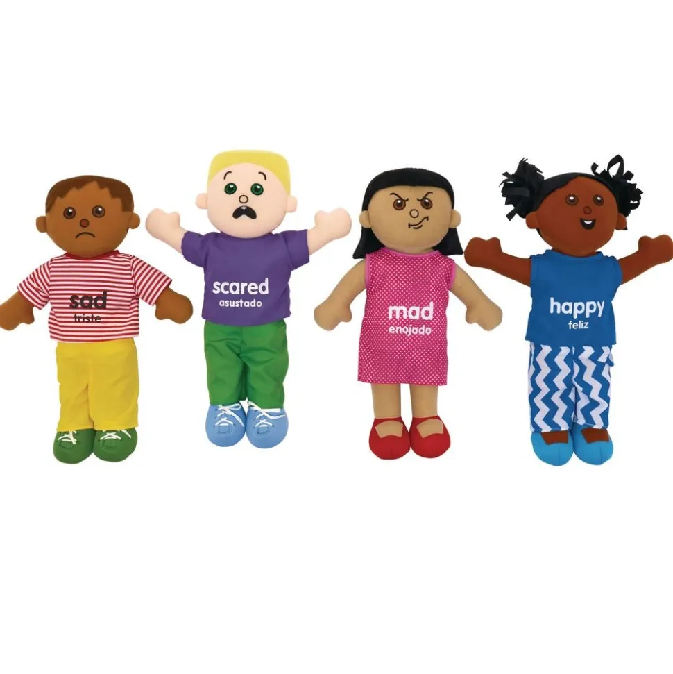Excellerations® Emotions Book and Dolls - Set of 8