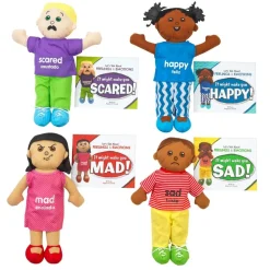 Excellerations® Emotions Book and Dolls - Set of 8