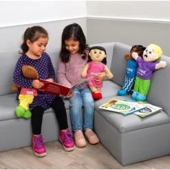 Excellerations® Emotions Book and Dolls - Set of 8