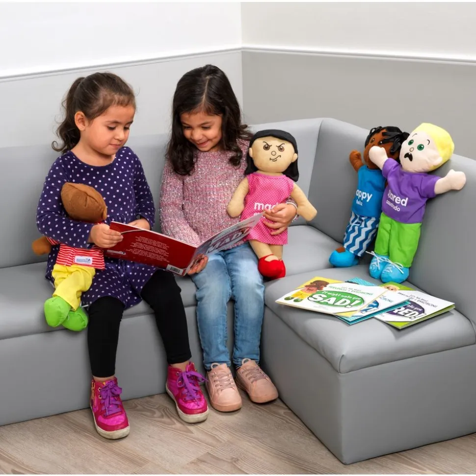 Excellerations® Emotions Book and Dolls - Set of 8