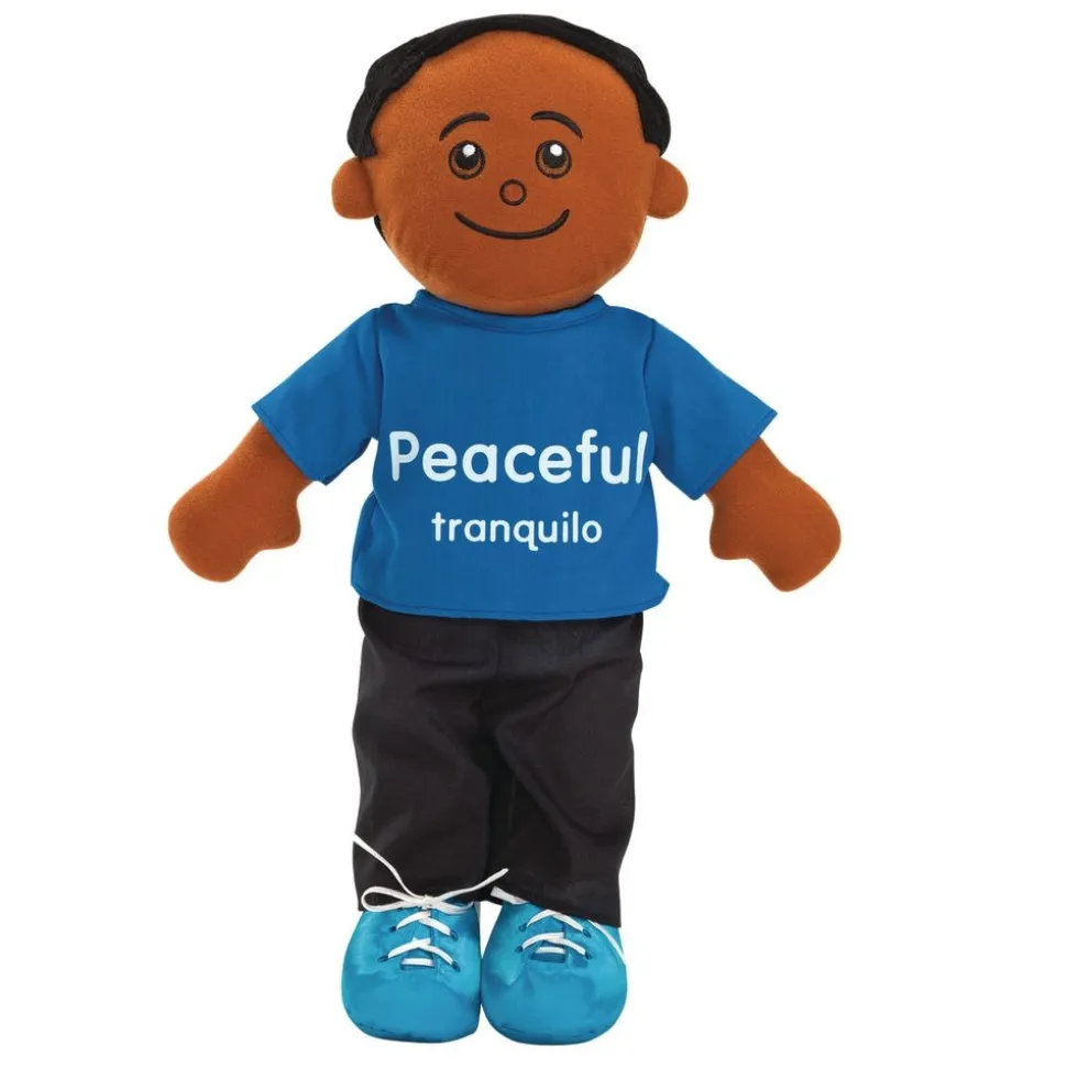 Excellerations® 18" Emotions Dolls - Suprised, Disgusted, Shy, Peaceful - Set of 4