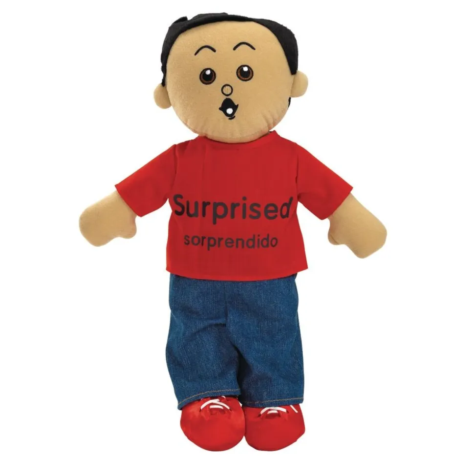 Excellerations® 18" Emotions Dolls - Suprised, Disgusted, Shy, Peaceful - Set of 4