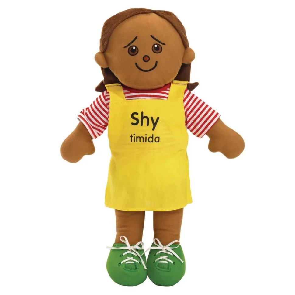 Excellerations® 18" Emotions Dolls - Suprised, Disgusted, Shy, Peaceful - Set of 4