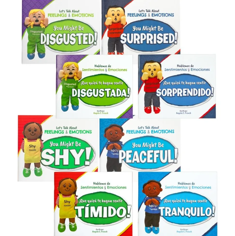 Excellerations® English & Spanish Emotions Book Set 2 - 8 books